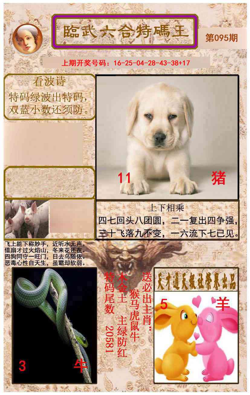 095期临武六合特码王[图]